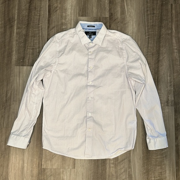 Report Collection Performance Stretch Modern Fit Button Down - Large Short - Picture 2 of 6